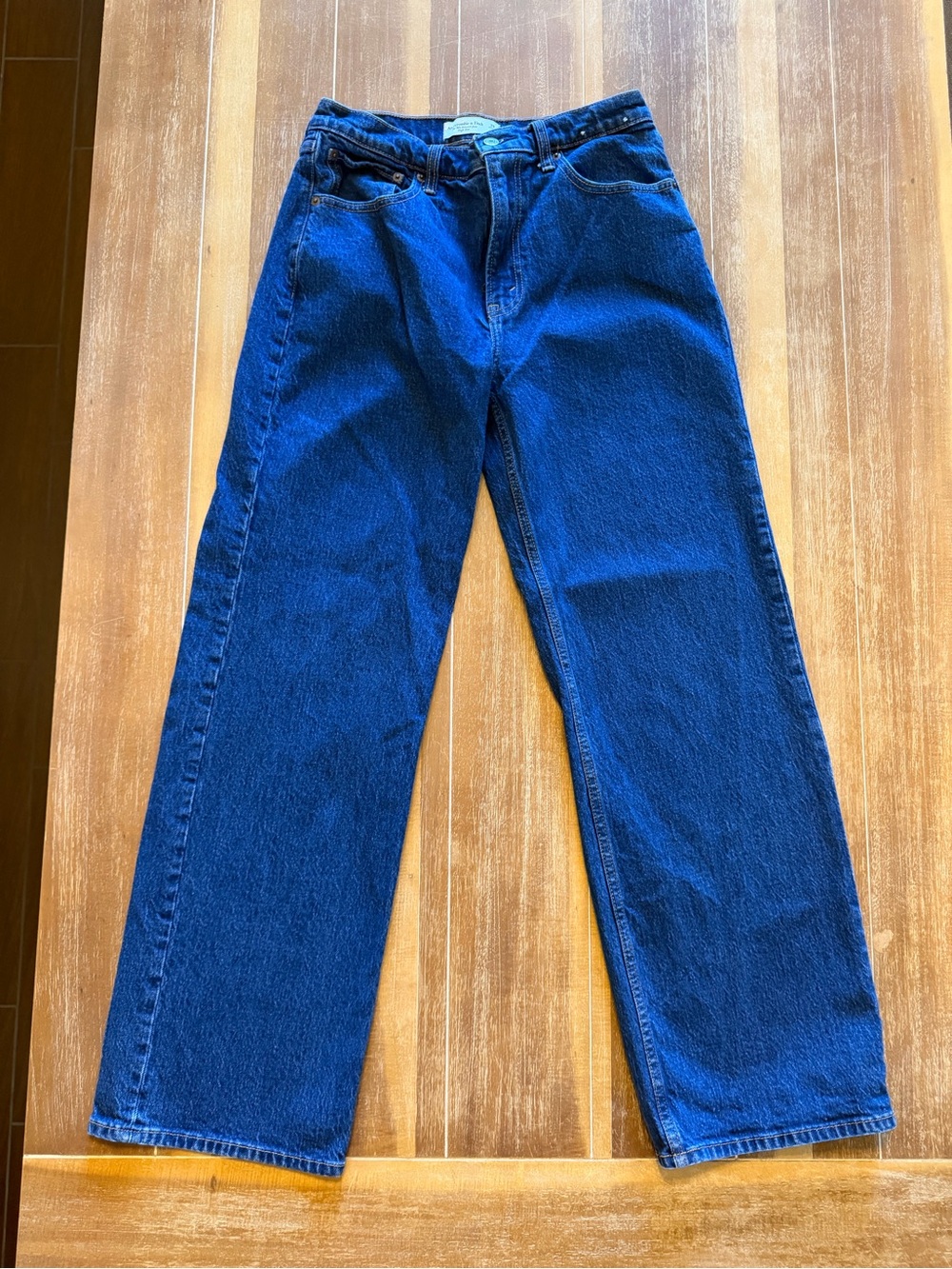 Abercrombie & Fitch Deep Blue High-Rise Women's Jeans